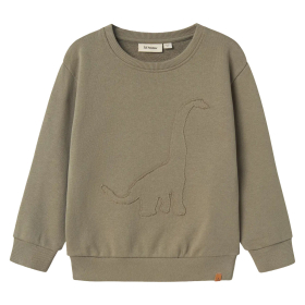 Lil Atelier Sweater Groen Dino Overland Trek