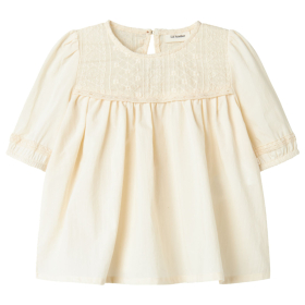 Lil Atelier T-Shirt Creme Kant Turtledove