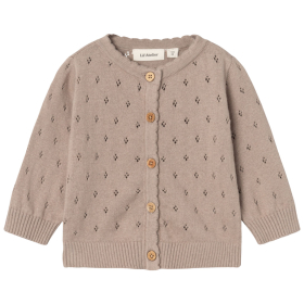 Lil Atelier Vest Roze Pointelle