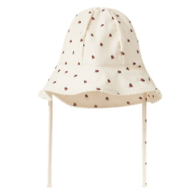Lil Atelier Zonnehoed Creme Lieveheersbeestjes