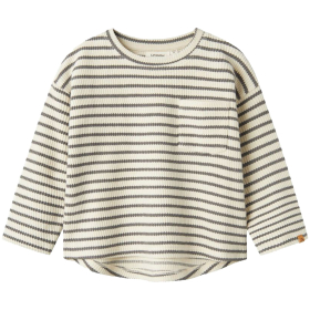 Lil Atelier Longsleeve Creme/Grijs Strepen
