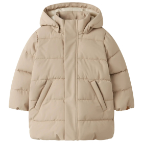 Lil Atelier Winterjas Bruin Oxford Tan