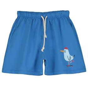 Lötie Kids Korte Broek Blauw Meeuw