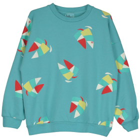 Lötie Kids Sweater Blauw Windsurf