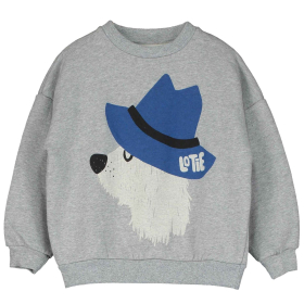 Lotie Kids Sweater Grijs Hond