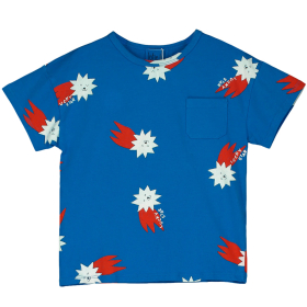 Lotiekids T-shirt blauw lucky stars