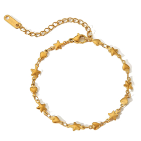 MarLo Armband Hart Ster Goud