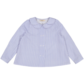 Marmar Copenhagen Blouse Blauw/Creme Strepen Bolich Blue