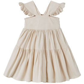 Marmar Copenhagen jurk beige ruffle kit