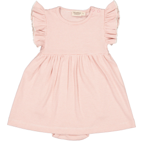 Marmar Copenhagen Jurk Roze/Creme Strepenprint Baby