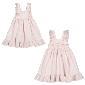 Marmar Copenhagen Jurk Roze Ruffle Mauve Rose