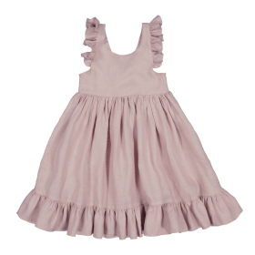 Marmar Copenhagen Jurk Roze Ruffle
