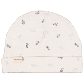 MarMar Copenhagen Muts Creme Vliegtuigprint