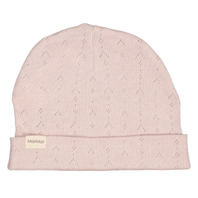 Marmar Copenhagen Muts Roze Pointelle Faded Rose