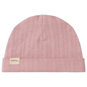Marmar Copenhagen Muts Roze Pointelle Soft Berry