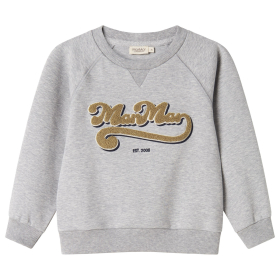 Marmar Copenhagen Sweater Grijs Marmar Dark Brons Logo