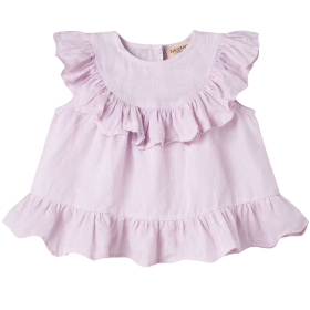 Marmar Copenhagen top paars ruffle sweet violet baby
