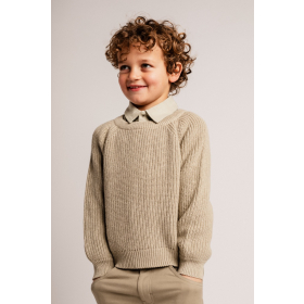 Baje Studio Gebreide Trui Groen Thun Green Pistache