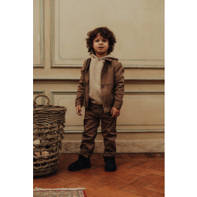 Baje Studio Spijkerbroek Bruin Bercher Brown Cacao