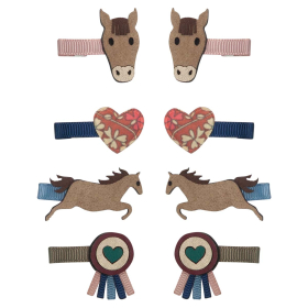 Mimi & Lula Haarclip Mini Paard 8-Pack
