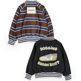 Mini Rodini Jas Tweezijdig Bruin/Zwart