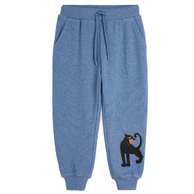 Mini Rodini Joggingbroek Blauw Panter