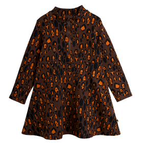 Mini Rodini Jurk Bruin Tijgerprint