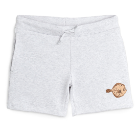 Mini Rodini Korte Broek Grijs/Bruin Flundra