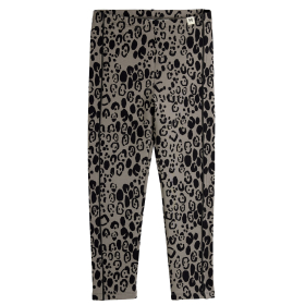 Mini Rodini Legging Grijs/Zwart Tijgerprint