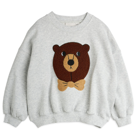 Mini Rodini Sweater Grijs Beer Teddy
