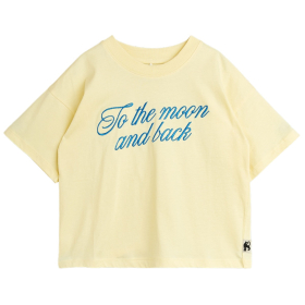 Mini Rodini t-shirt geel to the moon and back