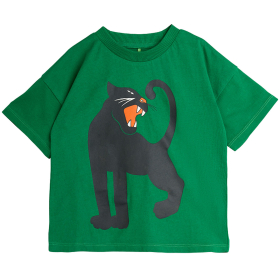 Mini Rodini T-shirt Groen Panter Print