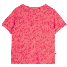 Mini Rodini T-shirt Roze Panterprint