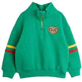 Mini Rodini Sweater Groen/Geel/Rood Rits E.T