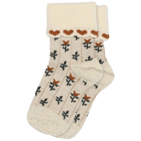 MP Denmark Enkelsok Creme Bloem & Hartjes Wol Nora 79278-4109 Ecru