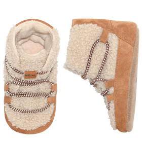MP Denmark Melton Slof Beige Hiking Teddy 42004-3173 Oxford Tan