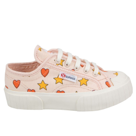 Tiny Cottons X Superga Sneakers Roze Hartjes En Sterren