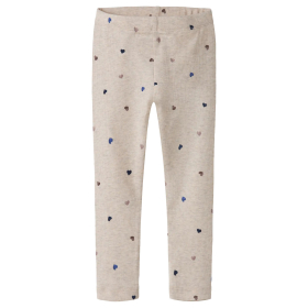 Name It Legging Creme Hartjes Peyote Melange