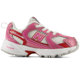 New Balance 530 baby en peuter sneaker roze rood Pink Satin Shadow Red zijaanzicht