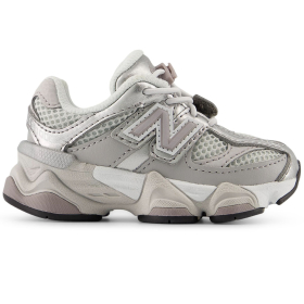 new balance 9060 raincloud truffle salt baby en peuter sneaker zijkant links