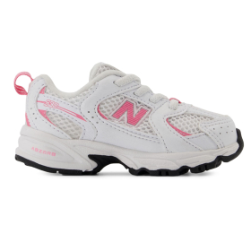 New Balance Sneaker 530 White/Signal Pink Baby En Peuter