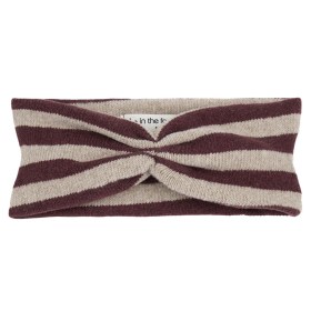 One More In The Family Haarband Candela Beige/Rood Melanzana