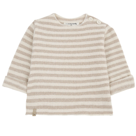 One More In The Family Longsleeve Aubin Creme/Beige Strepen Beige