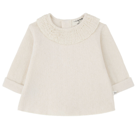 One More In The Family Longsleeve Erola Creme Kraag