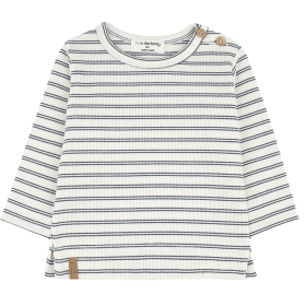 One More In The Family Longsleeve Gerard Blauw/Creme Strepen Petroleum