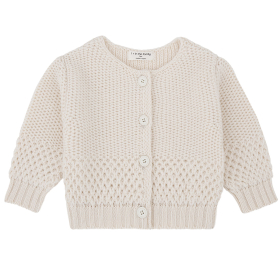 One More In The Family Vest Malene Creme