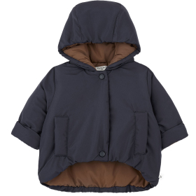 One More In The Family Winterjas Camilla Blauw Dark Blue