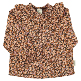 Piupiuchick Blouse Roze/Bruin/Paars Bloemen