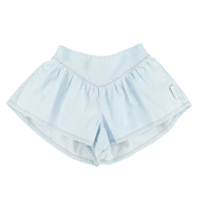 Piupiuchick Korte Broek Blauw Ruffle