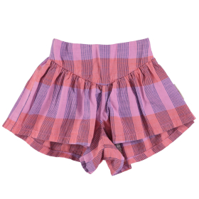 Piupiuchick Korte Broek Paars/Rood Ruiten
